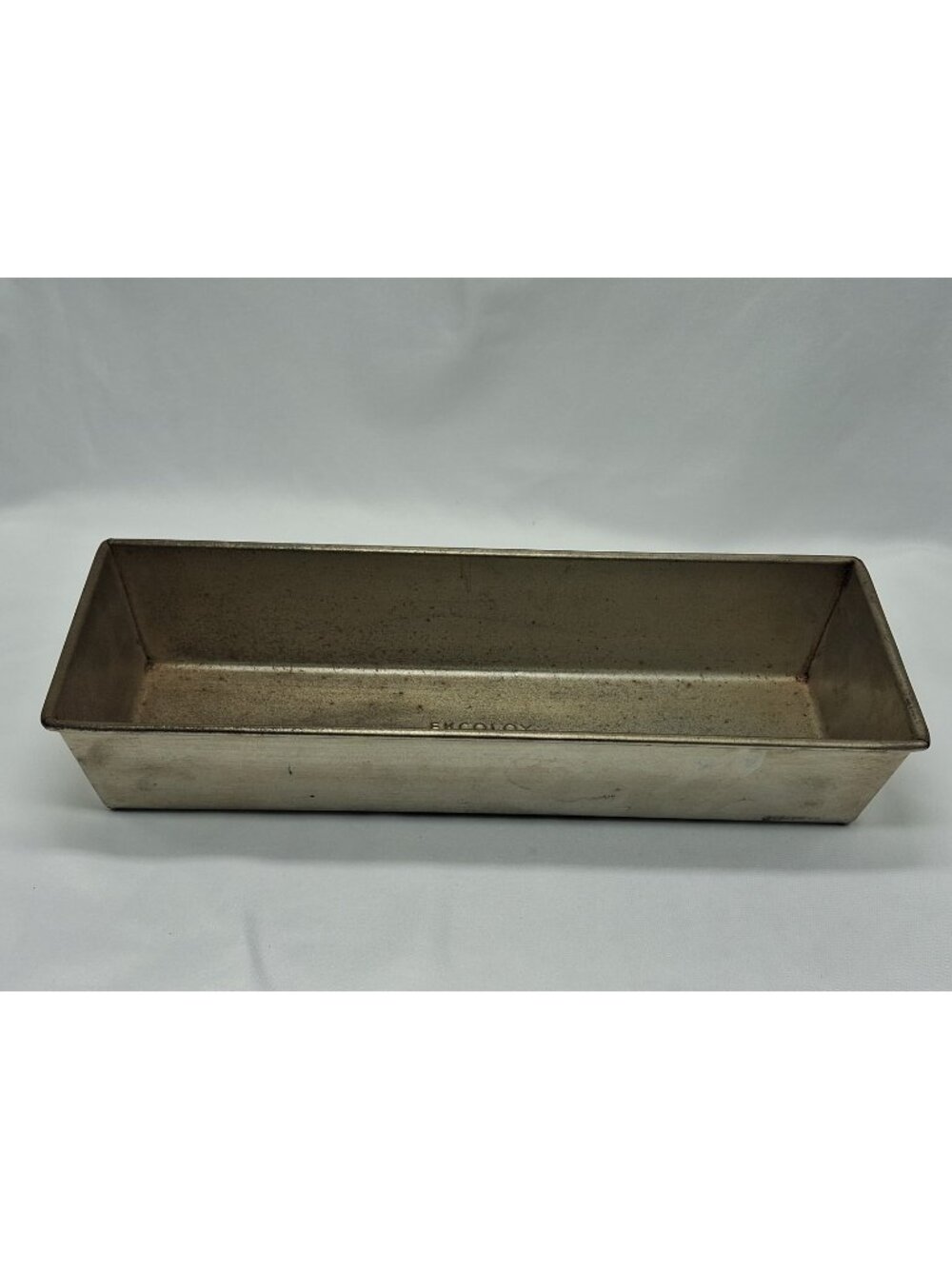 Vtg EKCOLOY SILVER BEAUTY 13" LOAF PAN, LONG, For Baking Bread T640-13"